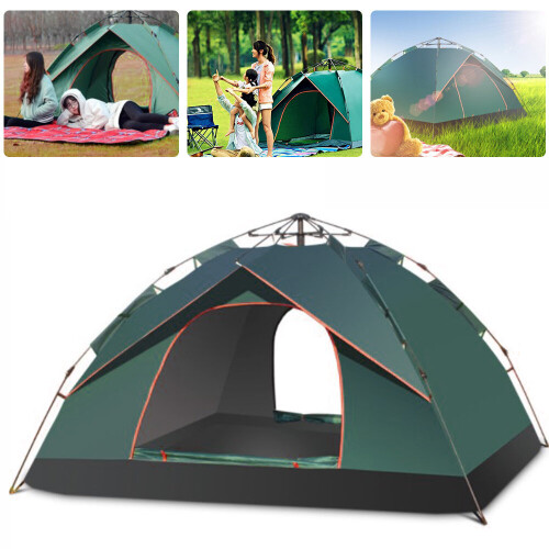 2-3 Outdoor Persons Double Large Layer Instant Auto Pop Up Camping Tent 1