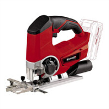 Einhell TE-JS 18 Li Power X-Change Cordless Jigsaw Bare Unit (4321200): 4-Stage Pendulum, 80mm Wood/12mm Plastic/10mm Steel, Parallel Guide