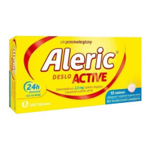 Aleric Deslo Active 2.5 mg, 10 orodispersible tablets