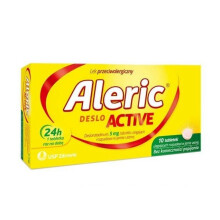 Aleric Deslo Active 5 mg, 10 orodispersible tablets