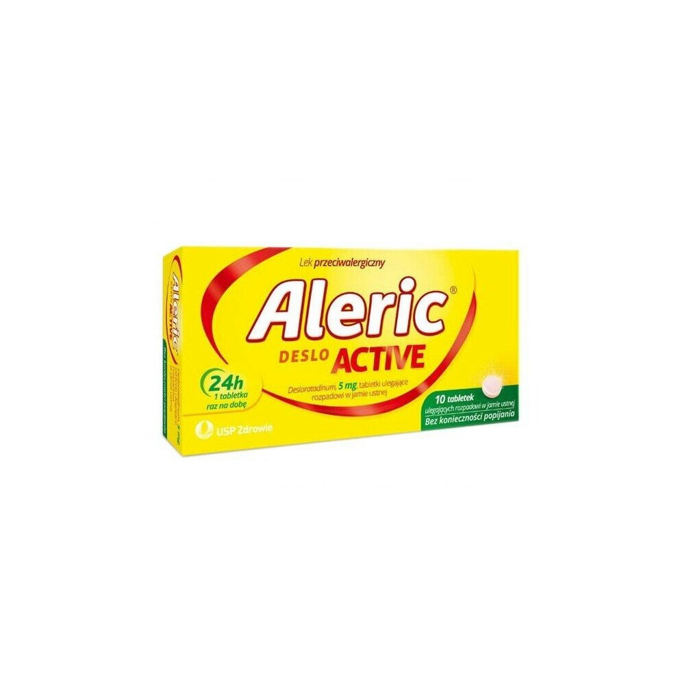 Aleric Deslo Active 5 mg, 10 orodispersible tablets