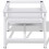 VidaXL vidaXL Washing Machine Pedestal Washing Machine Stand with Pull-Out Shelf White 4