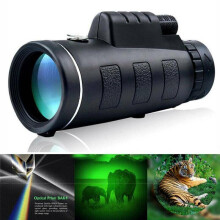 40X60 Binoculars with Night Vision Prism Powered Outdoor Waterproof Telescope
