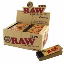 (5 Booklets) RAW Rolling Paper Roach Filter Tips Chlorine Free Roach Book