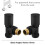 (Angled Valves) Standard Black Valves For Central Heating 1