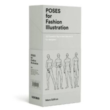 Poses for Fashion Illustration - Mens (Card Box) | Postcard book or pack