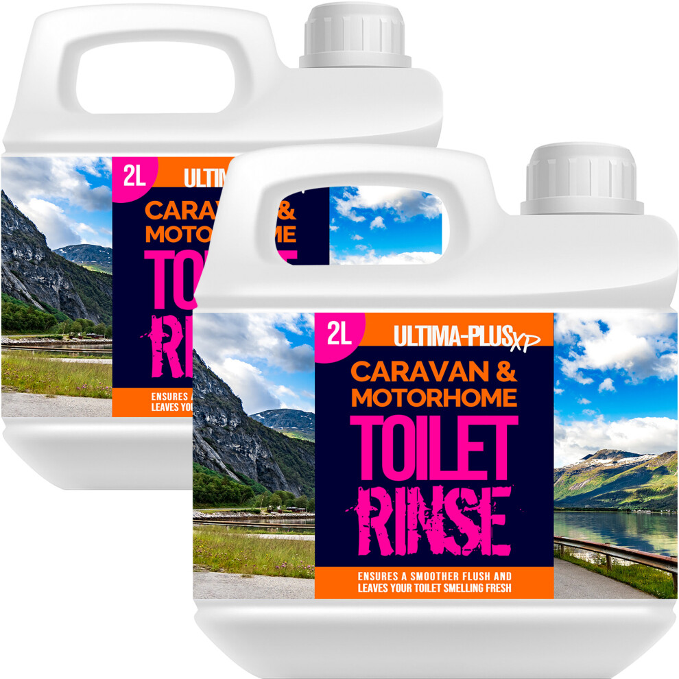 Ultima-Plus Xp Pink ( - Toilet Rinse, 4L) Ultima Plus Xp Caravan Toilet Cleaner Fluid Rinse