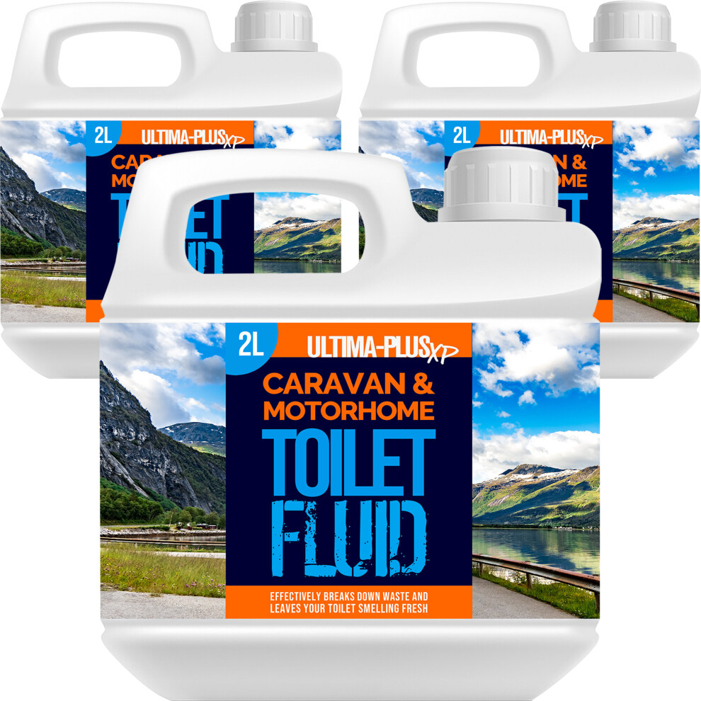 Ultima-Plus Xp Blue ( - Toilet Fluid, 6L) Ultima Plus Xp Caravan Toilet Cleaner Fluid Rinse