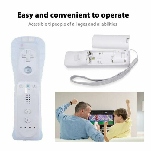 Wireless Games White Remote Controller For Nintendo Wii &Wii U Xmas Gift 2