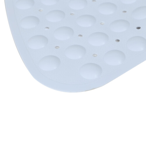 PVC Corner Shower Mat Large Triangle Non Slip With Suction Bath Mat 1