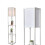 ELECWISH (White) LED Floor Lamp Modern with Shelves Storage Display 7
