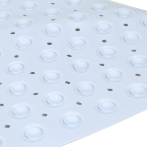 PVC Corner Shower Mat Large Triangle Non Slip With Suction Bath Mat 2
