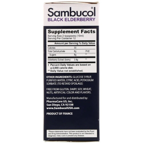 Sambucol, Black Elderberry Syrup, Original Formula, 120ml 1