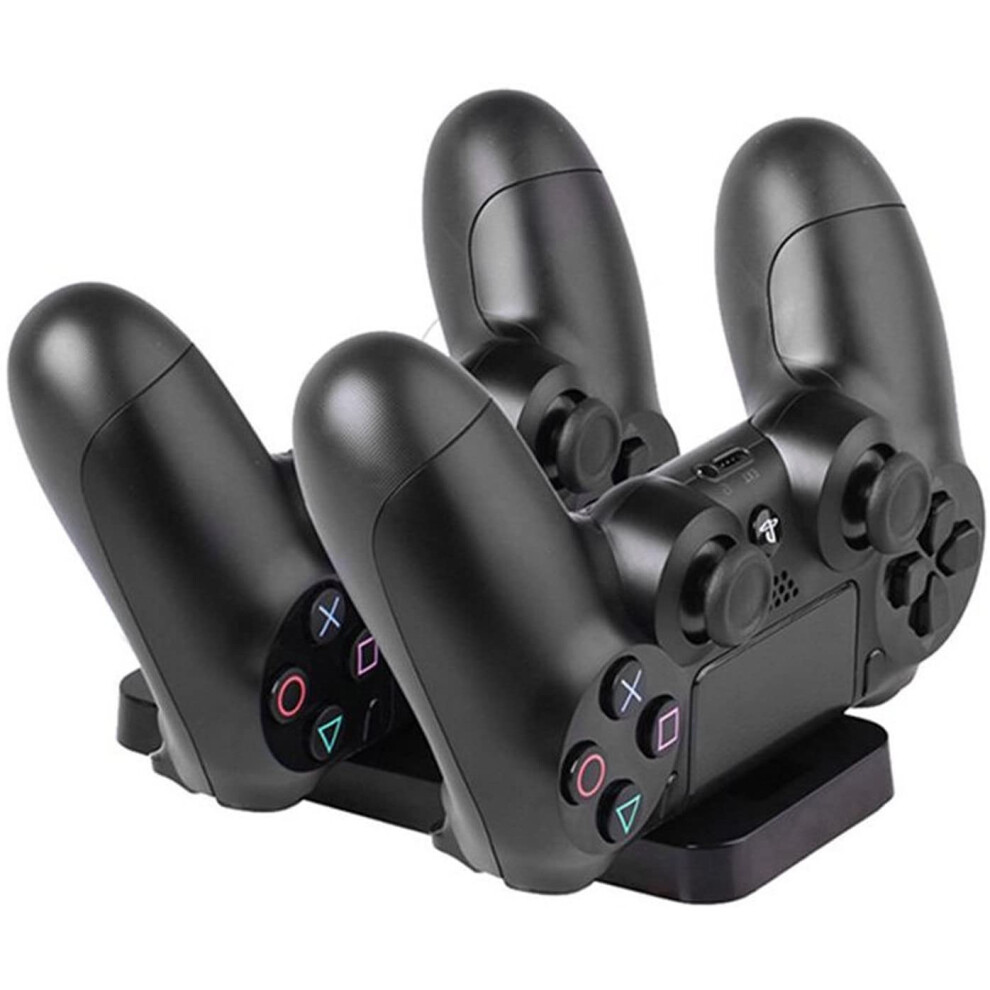 Ps4 Controller Dual Base Charger Controller Usb Charging Station Dock 7371875211284
