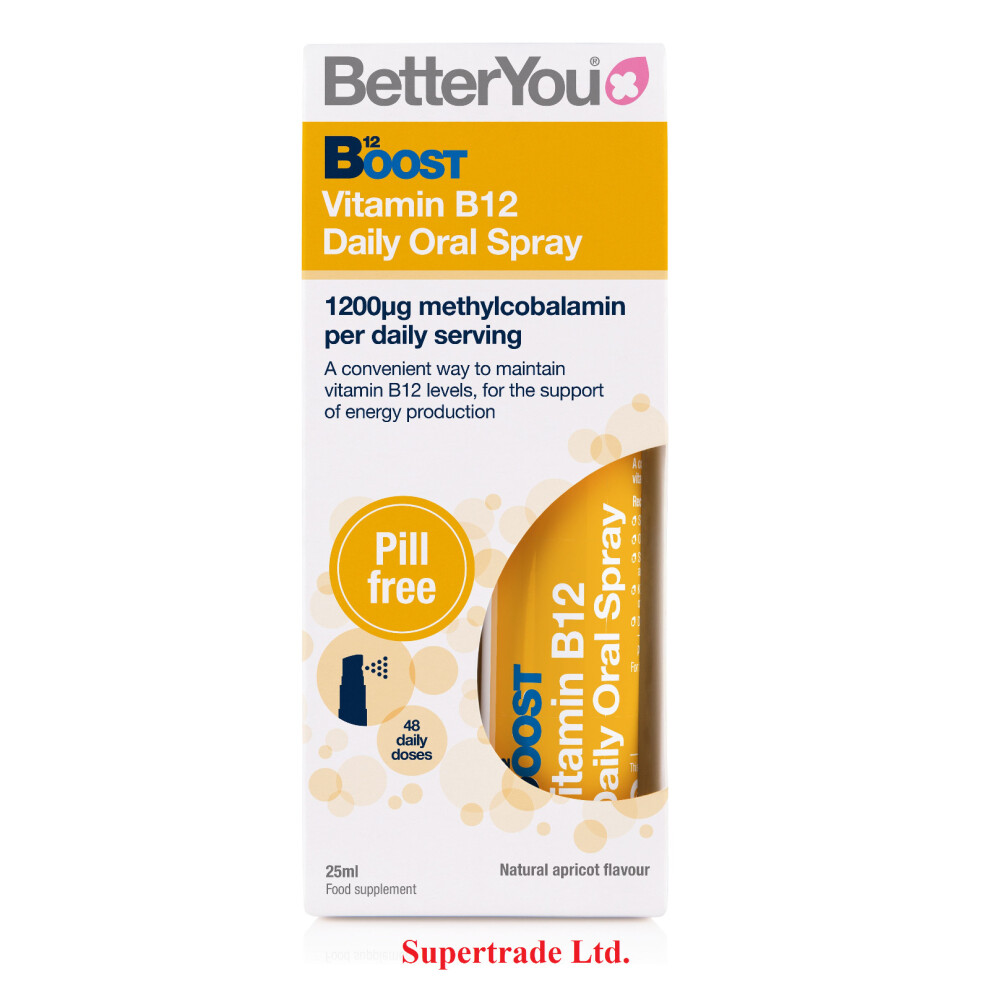 Photos - Vitamins & Minerals 2 X Better You Boost B12 Daily Oral Spray Vegan - 25ml