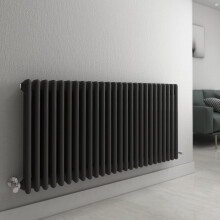 (600 x 1190mm Triple, Anthracite) PlumbGalaxy Traditional-Style Cast Iron Radiator