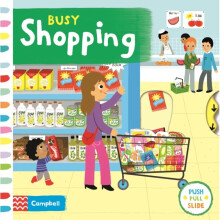 ID245z - Campbell Books - Busy Shopping - Board book - New