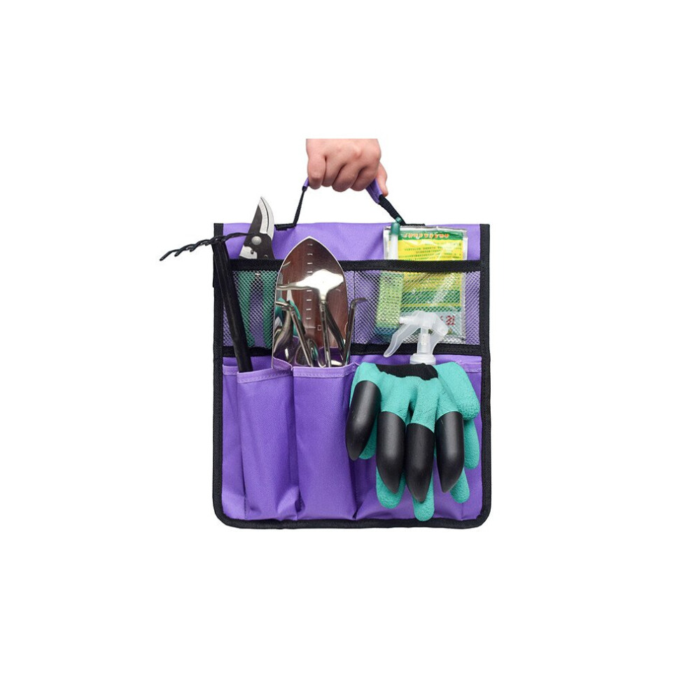 (Purple) Garden Tool Organiser Bag