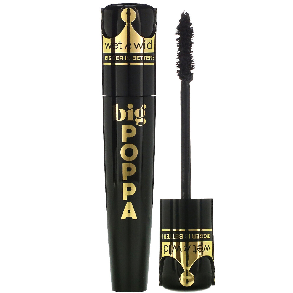 Wet N Wild Big Poppa Mascara, Volumengebend, Straffend, Verl Ngernd, Pflegend, Tiefstes Schwarz-image