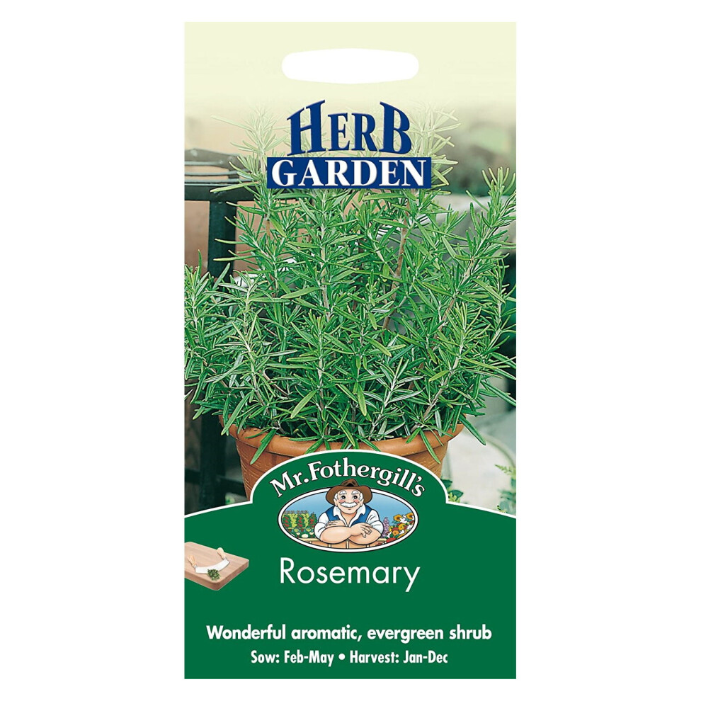 Mr Fothergill's Herb Seeds Rosemary Grow Your Own Aromatic Plant Cooking Herbs