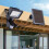 100 LED Bright Solar Powered PIR Sensor Flood Security Light Outdoor G 9