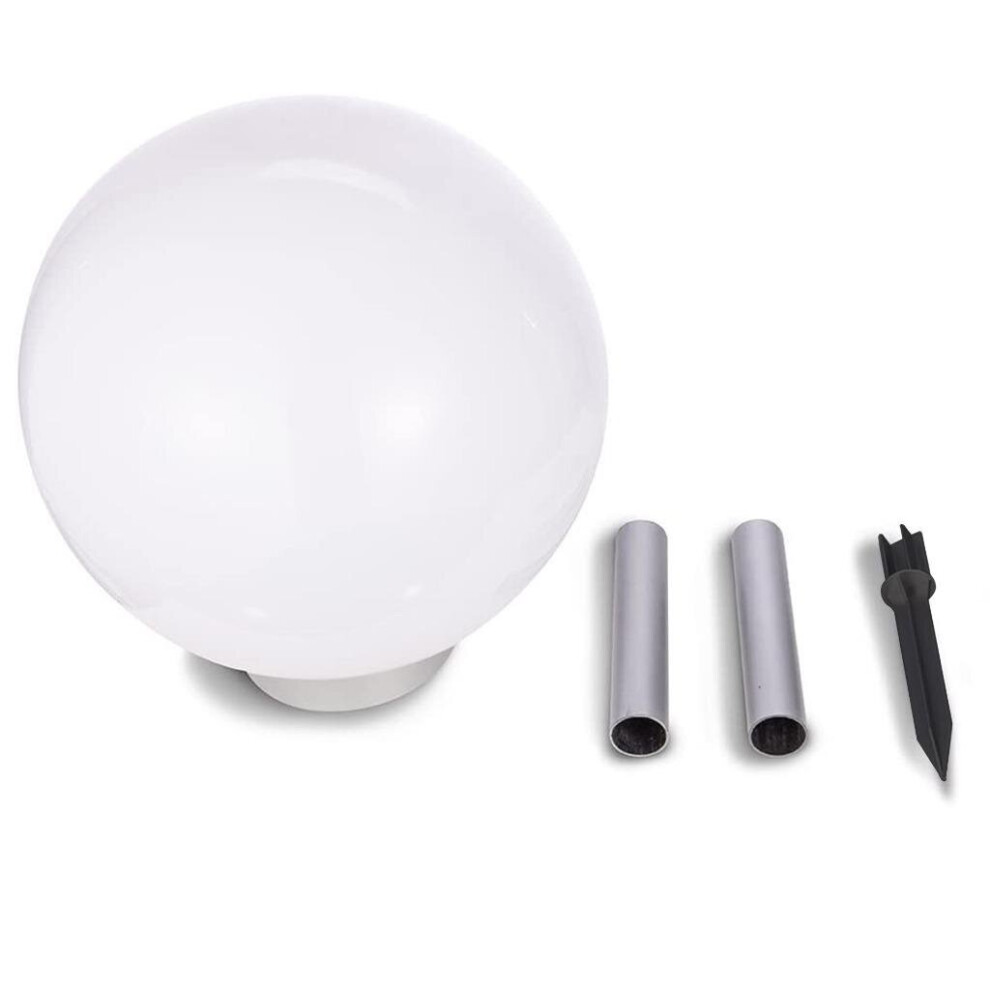 (30cm Diameter) GEEZY Jumbo LED Garden Globe Stake Light Mood Ball | Sphere Solar Lantern