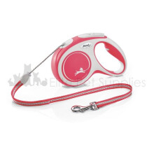 Flexi Dog Lead New Comfort SMALL CORD 5m - RED