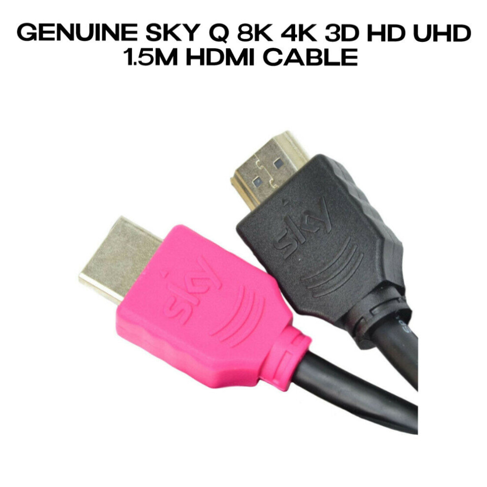 SKY Q 4K 8K UHD 3D HD 1.5M LATEST HIGH SPEED HDMI LEAD CABLE