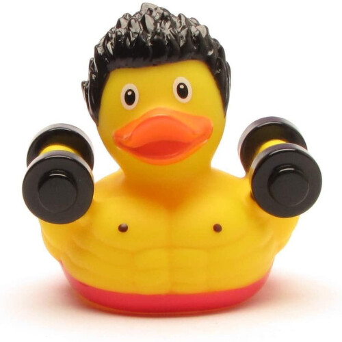 Bodybuilder Rubber Duck Novelty Gift Collectors Item Gym on OnBuy