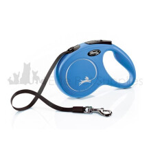 Flexi Classic Tape Retractable Dog Lead Reflective 3m, 5m or 8m