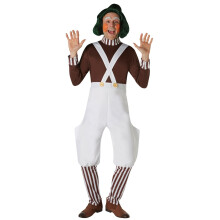 Rubie's dmsk Willy Wonka & The Chocolate Factory Oompa Loompa Kostmov paruka, jak je zobrazena Jedna velikost US