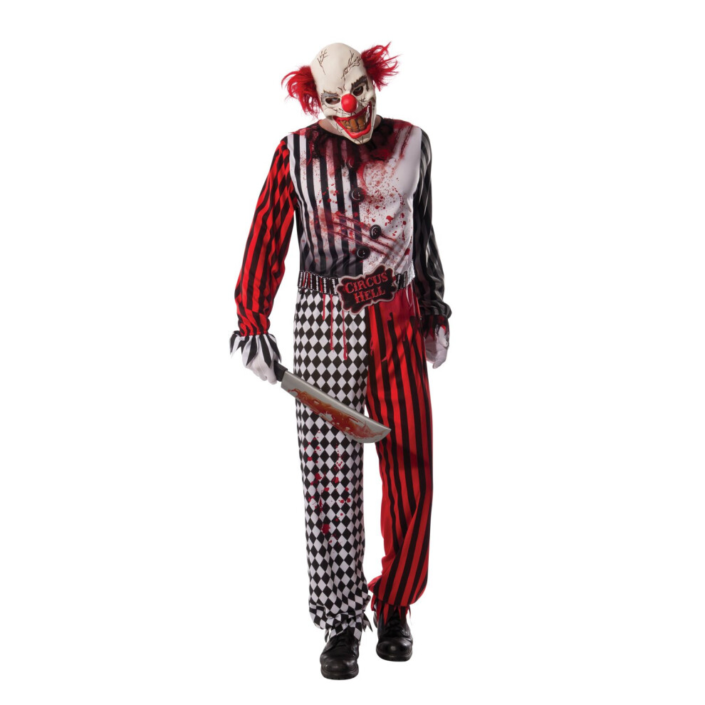 (Extra Large) Circus Hell Evil Clown Costume