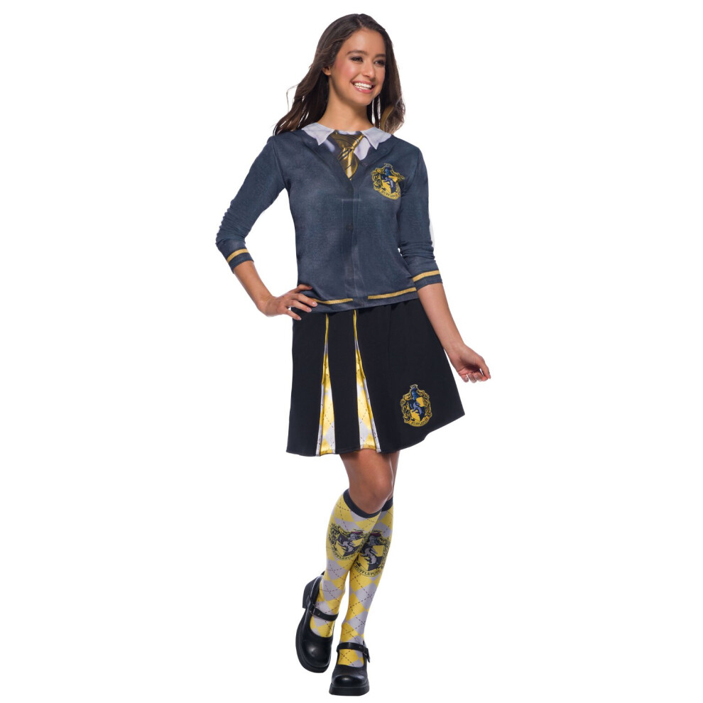 Harry Potter (Large) Hufflepuff Adult Costume Multicoloured
