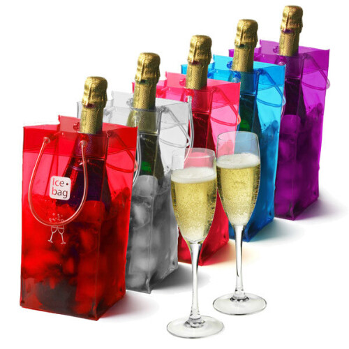 Ice bag wine bottle cooler hotsell