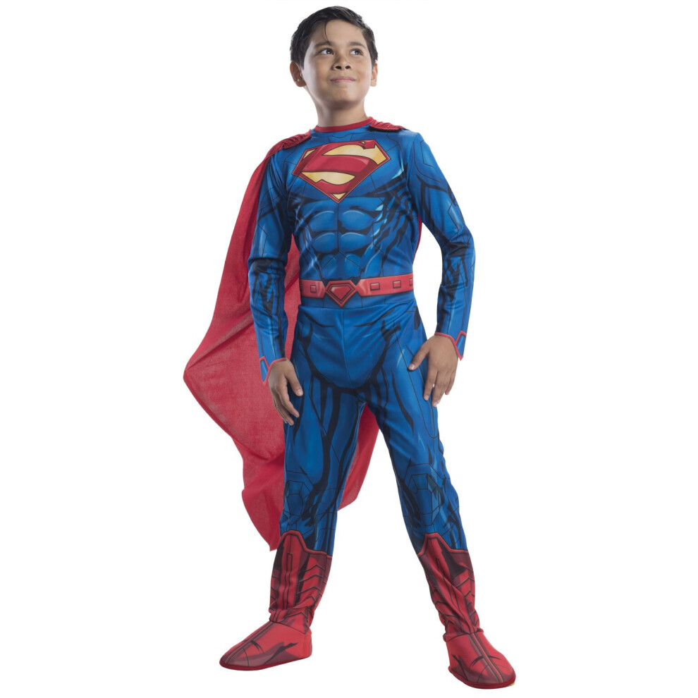 (L (12-14) (8-10 years)) Superman "Man Of Steel" Child Costume.