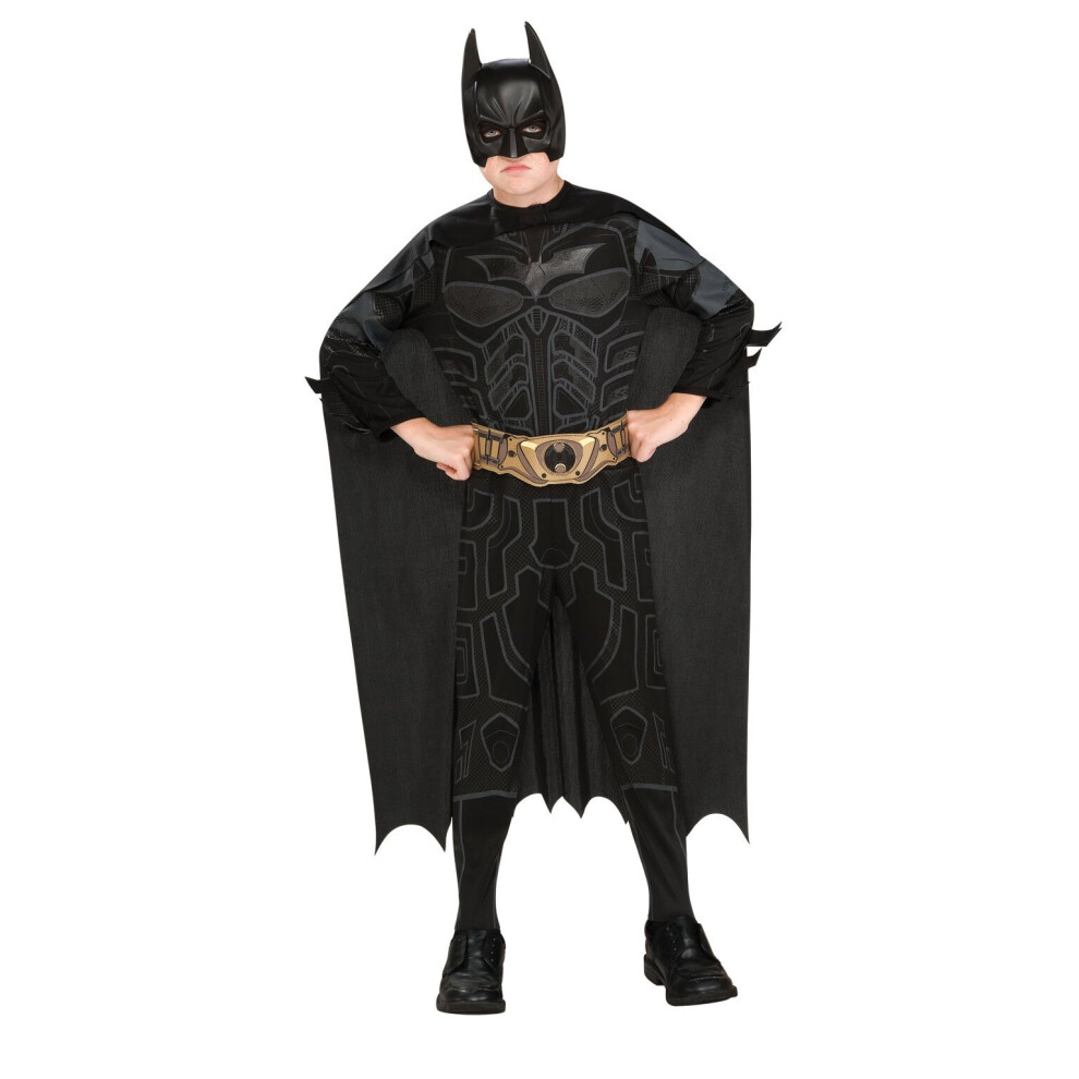 BATMAN DARK KNIGHT COSTUME - CHILDRENS - L