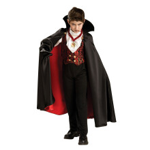 (Large (Age 8-10)) Child Transylvanian Vampire Boys Costume