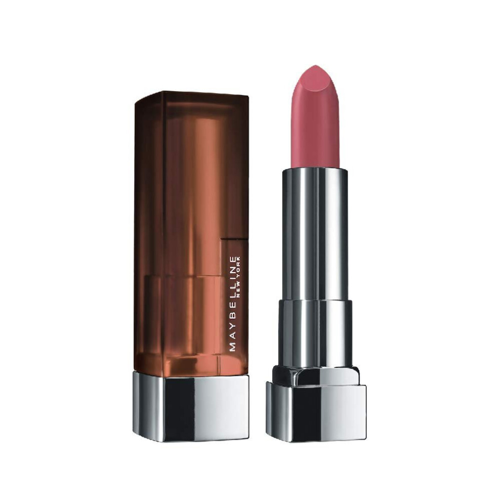 Maybelline Color Sensational Lipstick, Lip Makeup, Matte Finish, Hydrating Lipstick, Nude, Pink, Red, Plum Lip Color, Touch Of Spice, 0.15 oz. (Packag