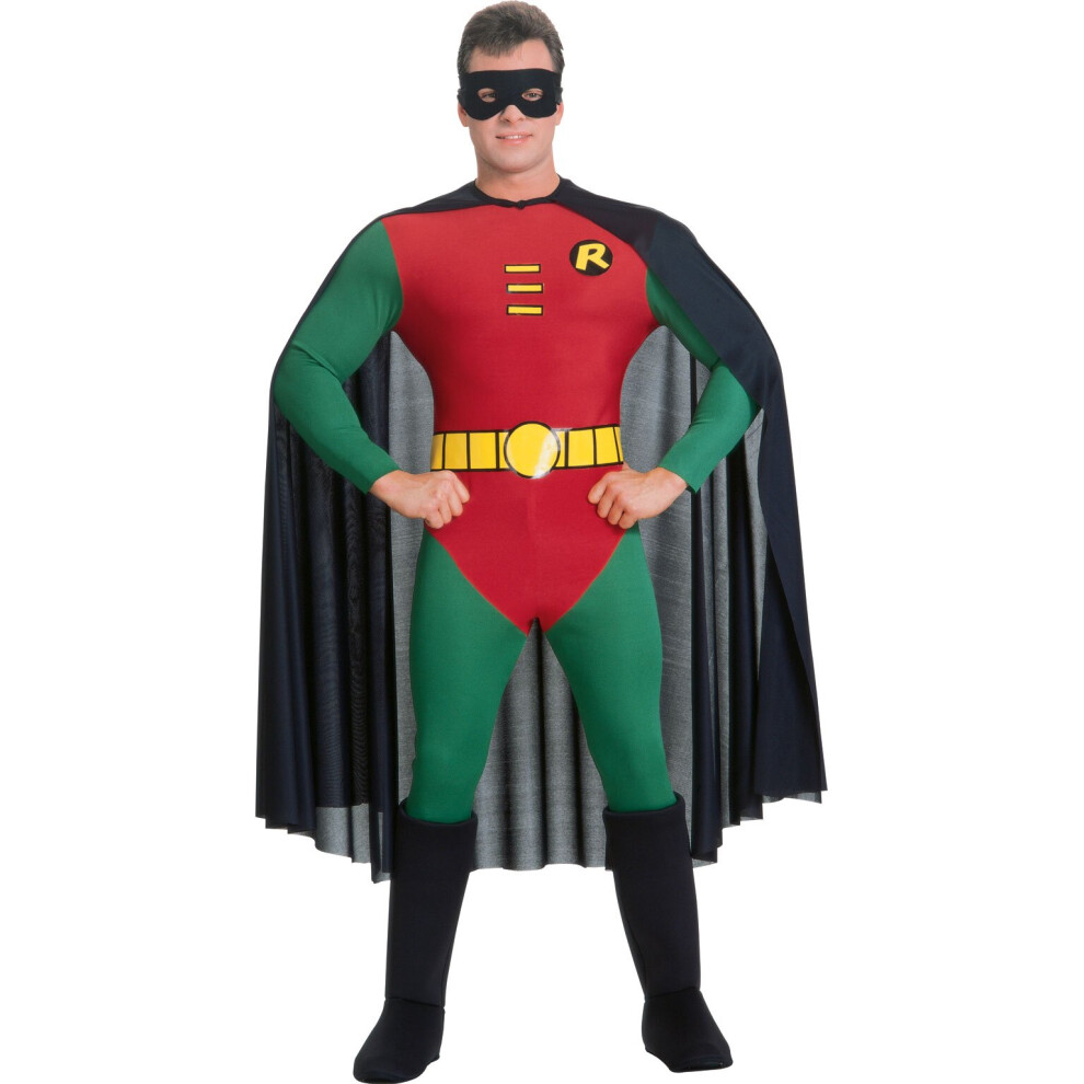 (M) Official Rubies R888082L Mens Robin Men's Large Adult Costumes DC Batman