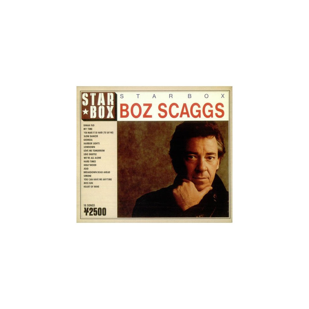 Sony Id7900z - Scaggs - Star Box - 25Dp-5202 - Cd - Jp