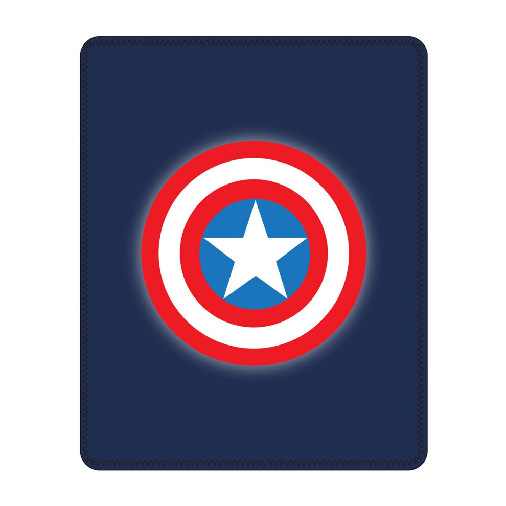 Marvel Avengers Captain America Shield Fleece Blanket
