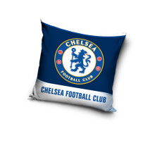 Chelsea FC White Stripe Filled Cushion