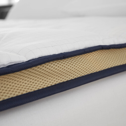 (4FT Double ) 4CM Mattress Topper Carbon Fabric Breathable Mesh