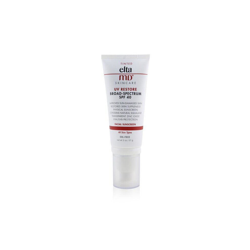 Uv Restore Physical Facial Sunscreen Spf 40 - Tinted - 57g/2oz
