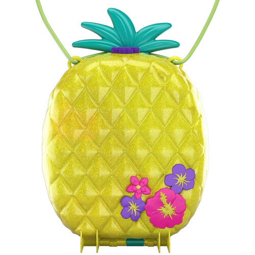 Mattel Polly Pocket Cactus Tropicool Pineapple Purse Compact Play Set 2
