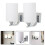 (Double head with pull switch) Double Head Glass Wall Light Lamp +Free LED Bulb 1