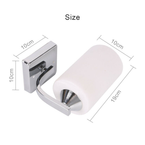 (Double head with pull switch) Double Head Glass Wall Light Lamp +Free LED Bulb 2