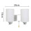 (Double head with pull switch) Double Head Glass Wall Light Lamp +Free LED Bulb 2