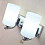 (Double head with pull switch) Double Head Glass Wall Light Lamp +Free LED Bulb 4
