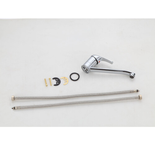 Waterfall Single Lever Swivel Spout Modern Kitchen Sink Basin Mixer Tap 1